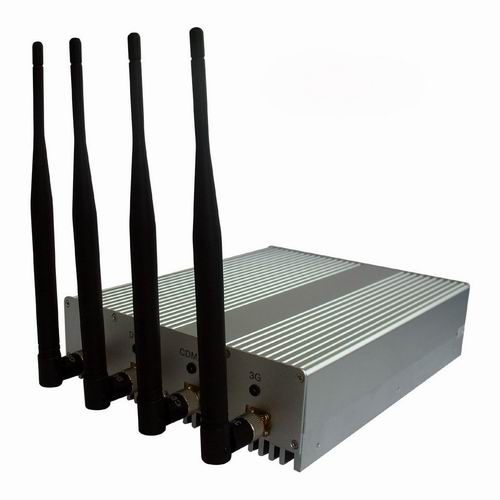 Wholesale 4 Antenna Cell Phone Signal Blocker with Remote Control