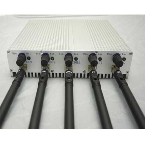 Wholesale 5 Band Adjustable 3G 4G Cellphone Jammer with Remote Control Wholesale 5 Band Adjustable 3G 4G Cellphone Jammer with Remote Control